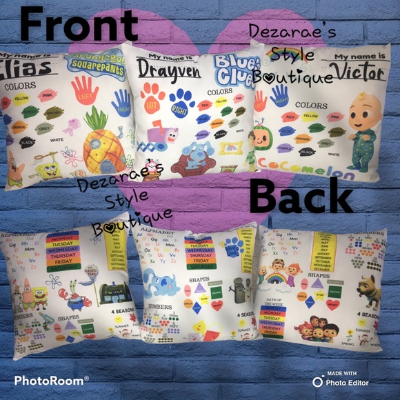 Personalized Learning pillows - Picture 1 of 3